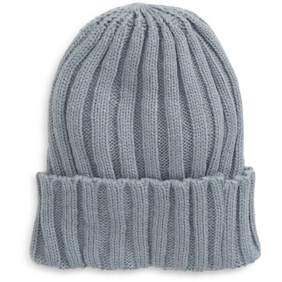 Rainbow Unicorn Birthday Surprise Women's Freya Ribbed Beanie In Grey - Picture 1 of 2